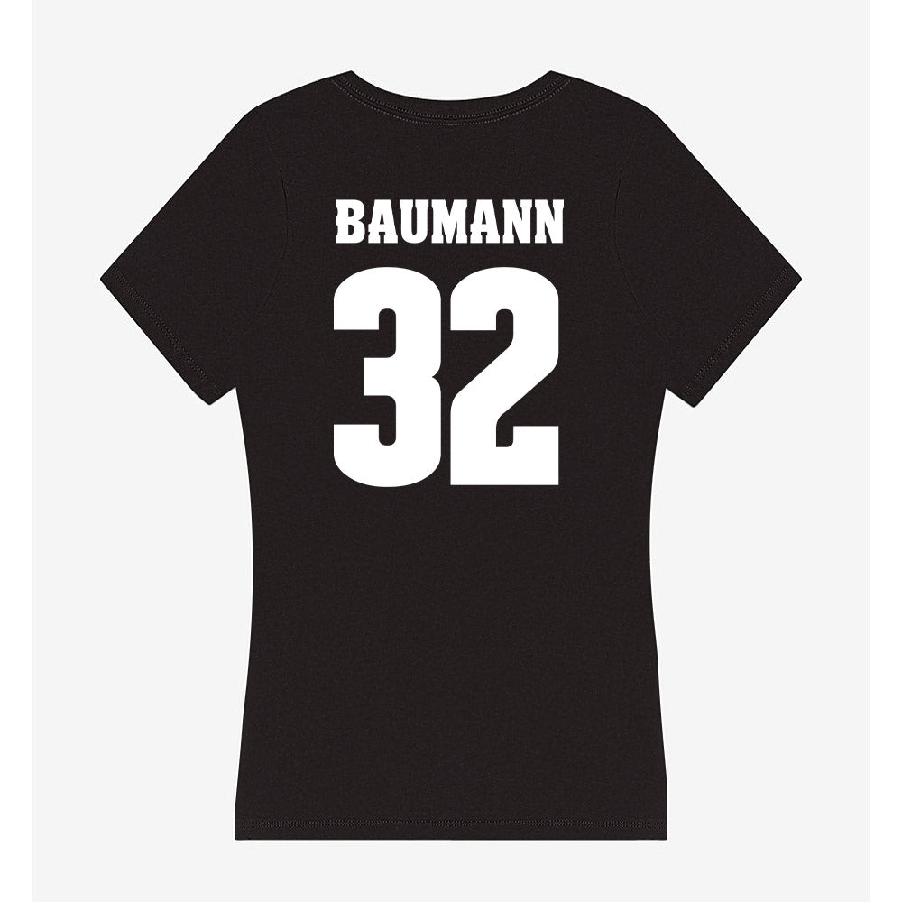 Wisconsin - NCAA Women's Soccer : Hailey Baumann - Classic Shersey Women's V-Neck T-Shirt-1