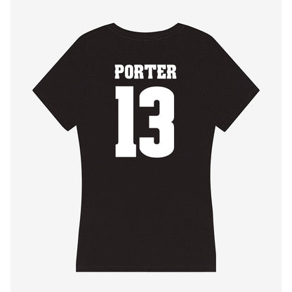 Wisconsin - NCAA Women's Basketball : Ronnie Porter - Classic Shersey Women's V-Neck T-Shirt-1