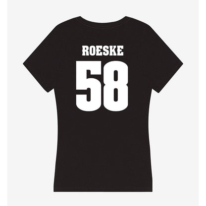 Wisconsin - NCAA Football : Michael Roeske - Classic Shersey Women's V-Neck T-Shirt-1