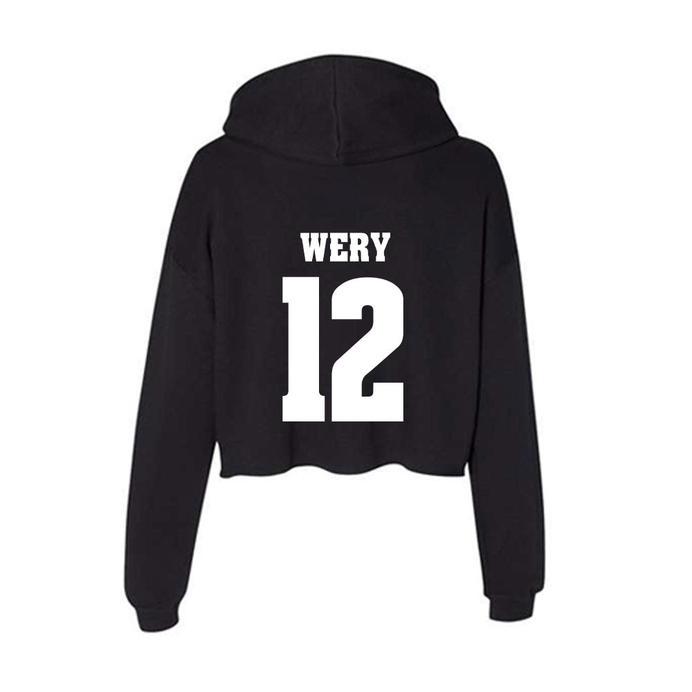 Wisconsin - NCAA Softball : Addison Wery - Classic Shersey Women's Crop Fleece Hoodie-1