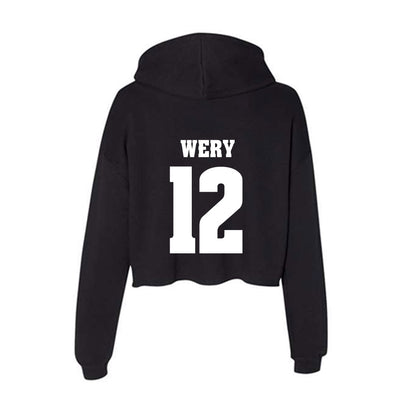 Wisconsin - NCAA Softball : Addison Wery - Classic Shersey Women's Crop Fleece Hoodie-1