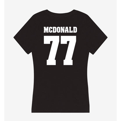 Wisconsin - NCAA Football : Will McDonald - Classic Shersey Women's V-Neck T-Shirt-1