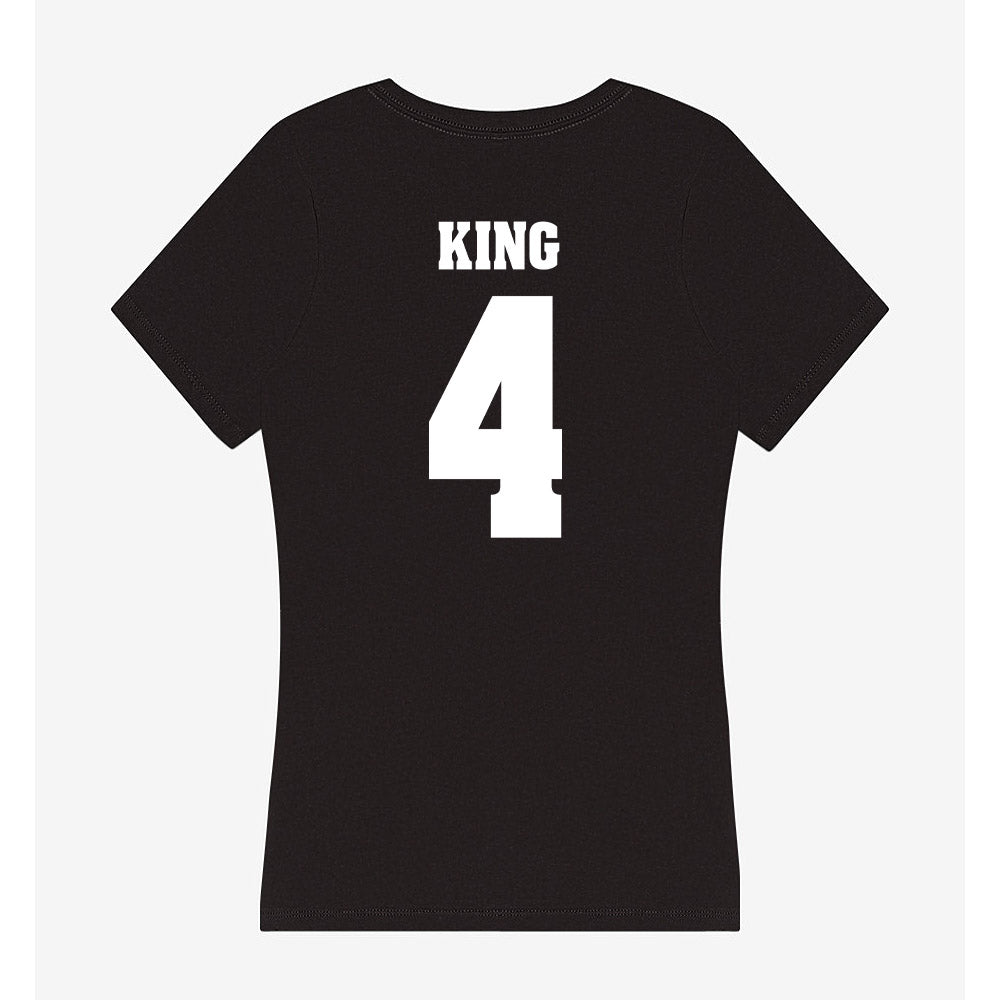 Wisconsin - NCAA Softball : Emma King - Classic Shersey Women's V-Neck T-Shirt-1