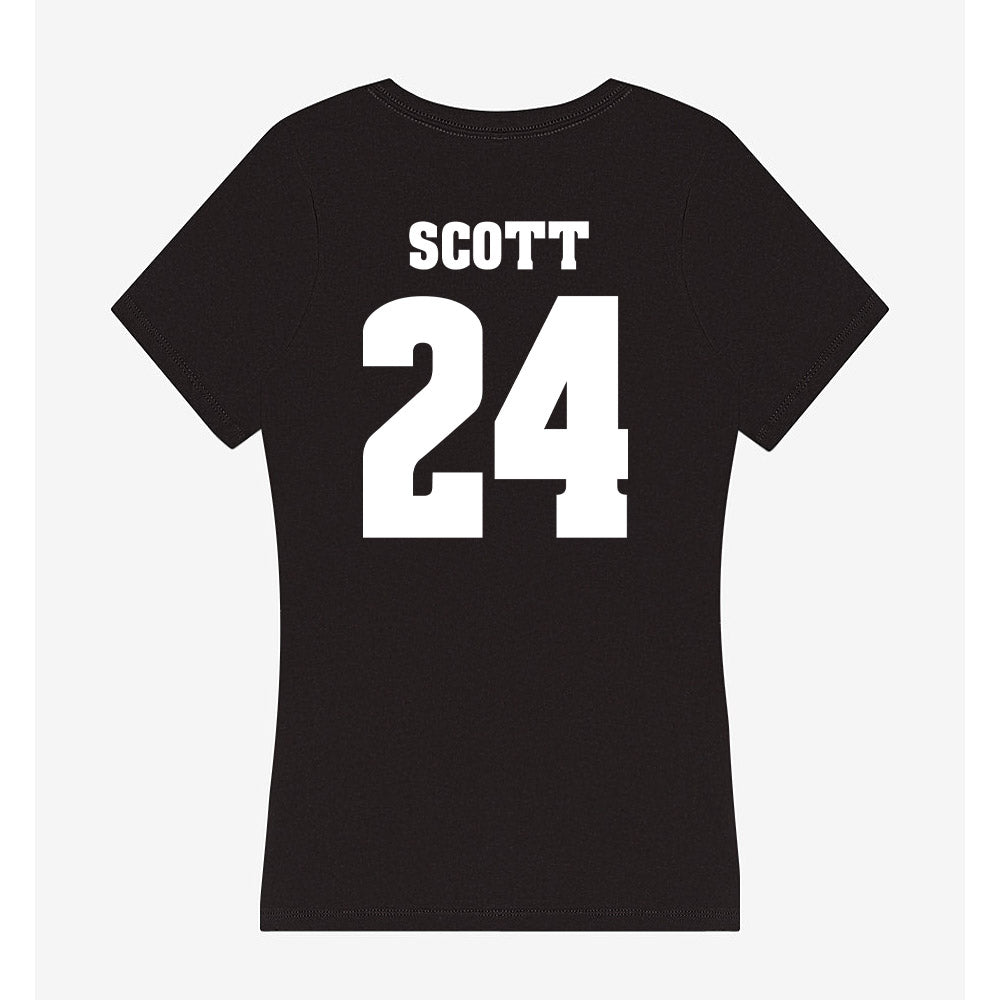 Wisconsin - NCAA Football : Jaimier Scott - Classic Shersey Women's V-Neck T-Shirt-1