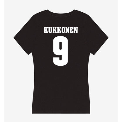 Wisconsin - NCAA Men's Ice Hockey : Kyle Kukkonen - Classic Shersey Women's V-Neck T-Shirt-1