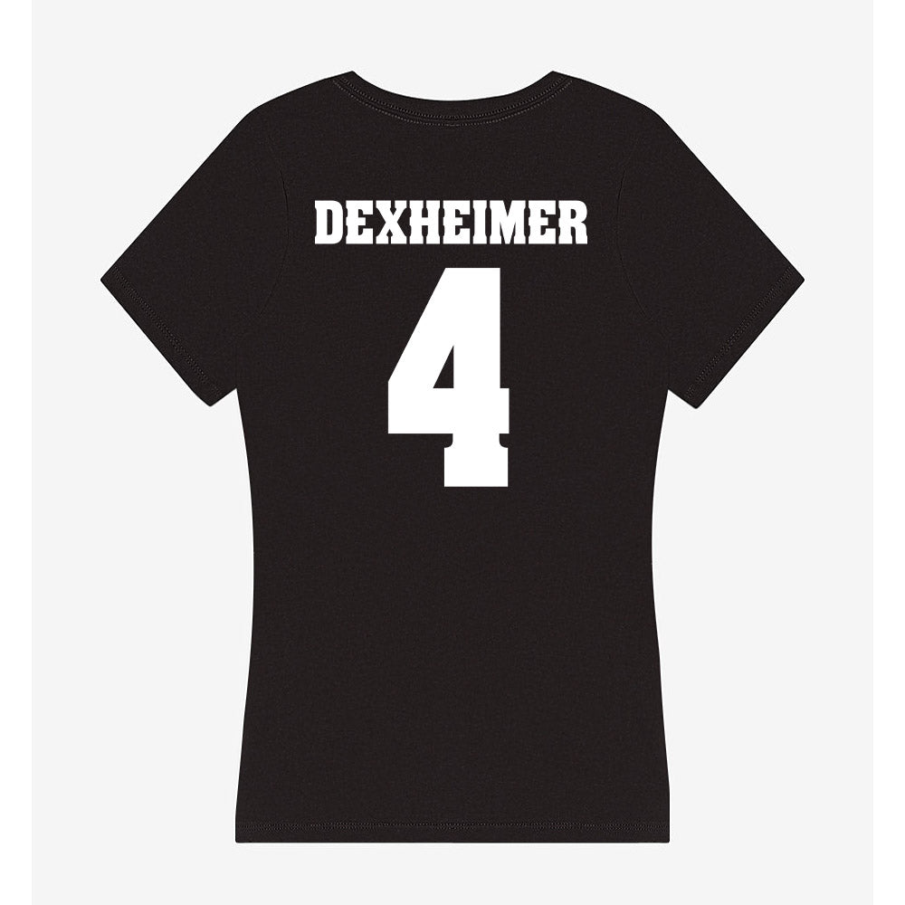 Wisconsin - NCAA Men's Ice Hockey : Ben Dexheimer - Classic Shersey Women's V-Neck T-Shirt-1