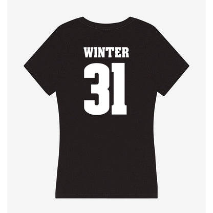 Wisconsin - NCAA Men's Basketball : Nolan Winter - Classic Shersey Women's V-Neck T-Shirt-1