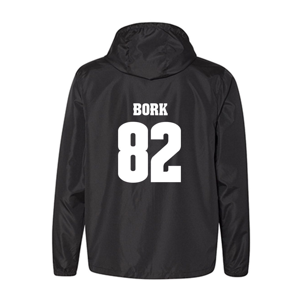 Wisconsin - NCAA Football : Emmett Bork - Classic Shersey Windbreaker-1