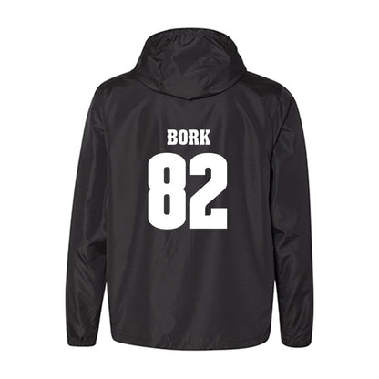 Wisconsin - NCAA Football : Emmett Bork - Classic Shersey Windbreaker-1
