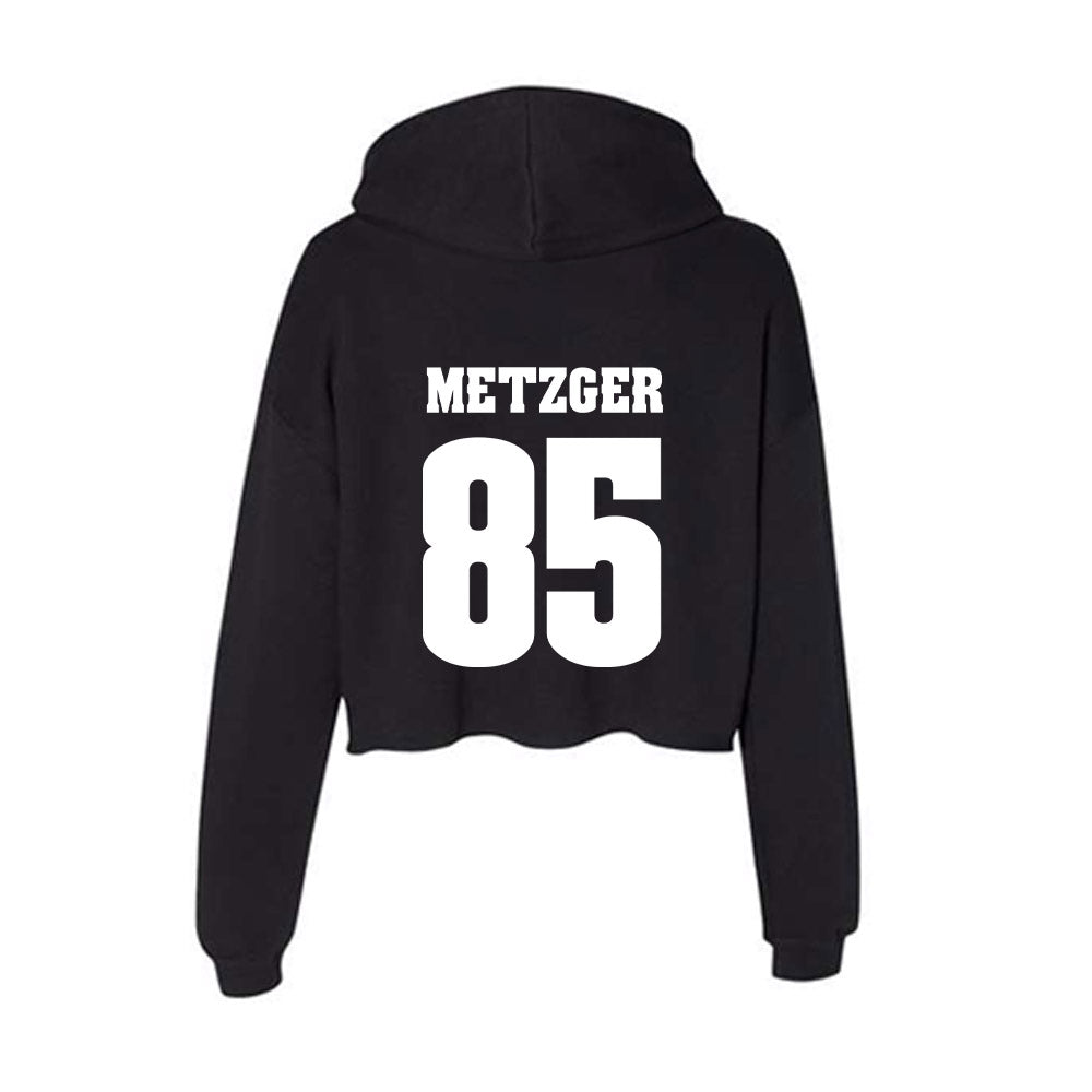 Wisconsin - NCAA Football : Hayden Metzger - Classic Shersey Women's Crop Fleece Hoodie-1