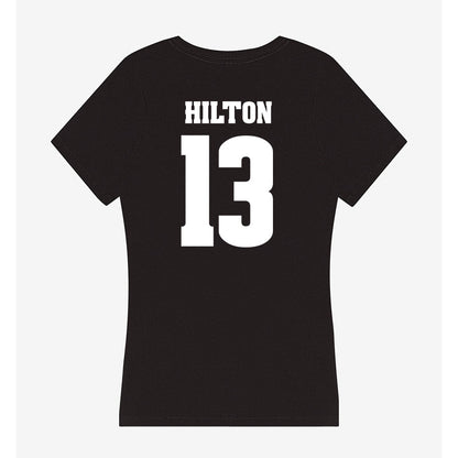 Wisconsin - NCAA Football : Eugene Hilton - Classic Shersey Women's V-Neck T-Shirt-1