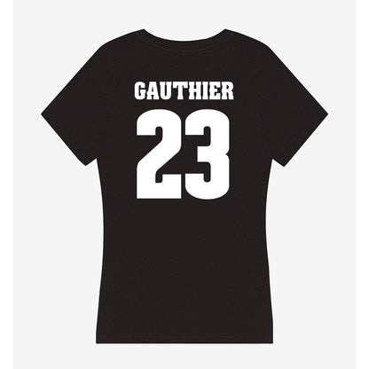 Wisconsin - NCAA Football : Landon Gauthier - Classic Shersey Women's V-Neck T-Shirt-1