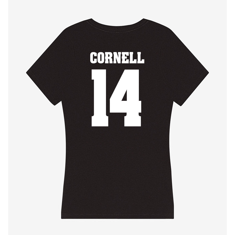 Wisconsin - NCAA Women's Soccer : Megan Cornell - Classic Shersey Women's V-Neck T-Shirt-1