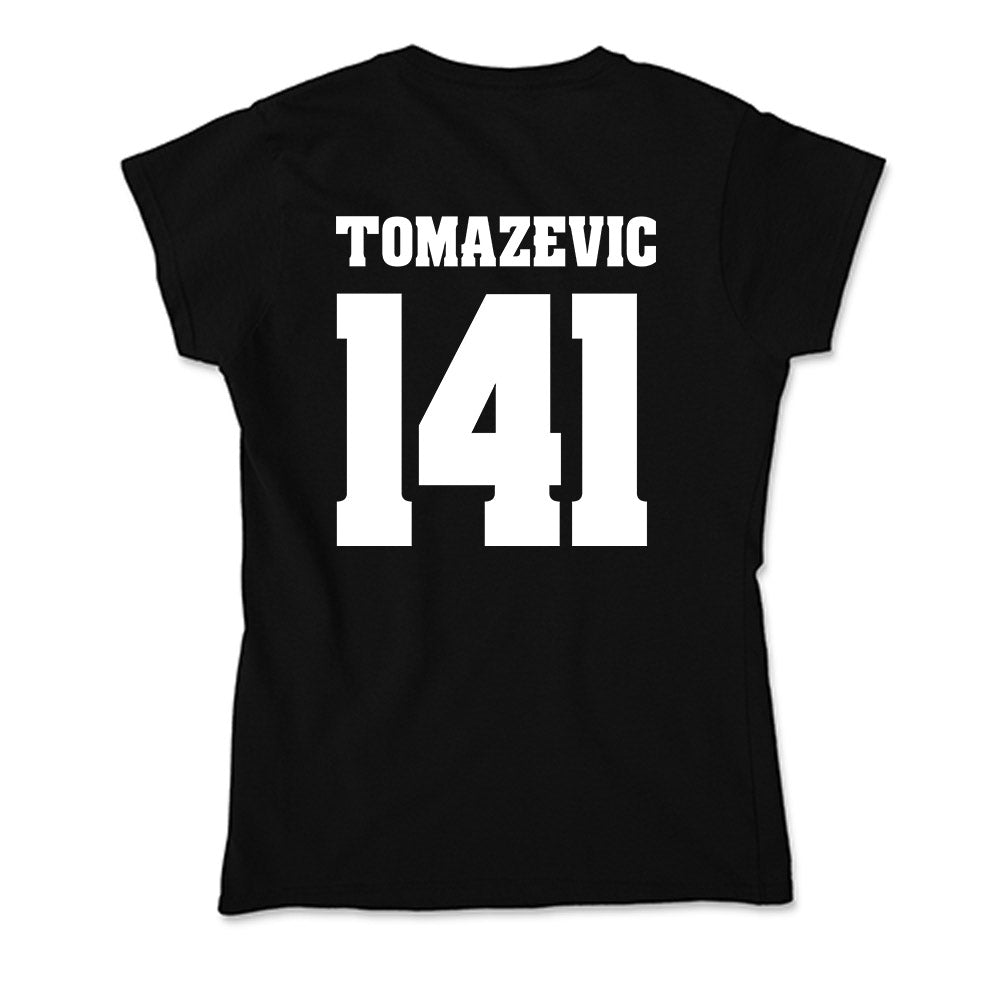 Wisconsin - NCAA Wrestling : Peter Tomazevic - Classic Shersey Soft Style Women’s T-Shirt-1
