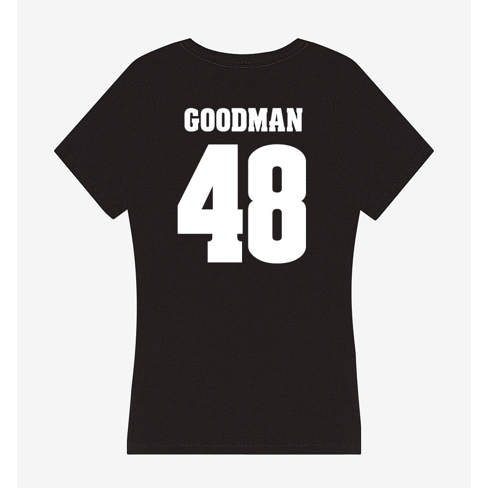 Wisconsin - NCAA Football : Andrew Goodman - Classic Shersey Women's V-Neck T-Shirt-1
