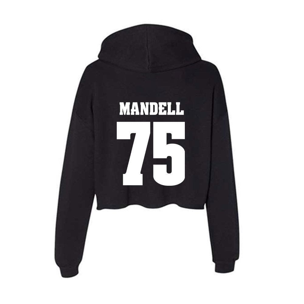 Wisconsin - NCAA Football : Emerson Mandell - Classic Shersey Women's Crop Fleece Hoodie-1