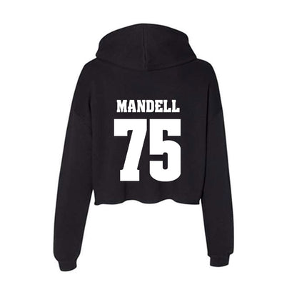 Wisconsin - NCAA Football : Emerson Mandell - Classic Shersey Women's Crop Fleece Hoodie-1