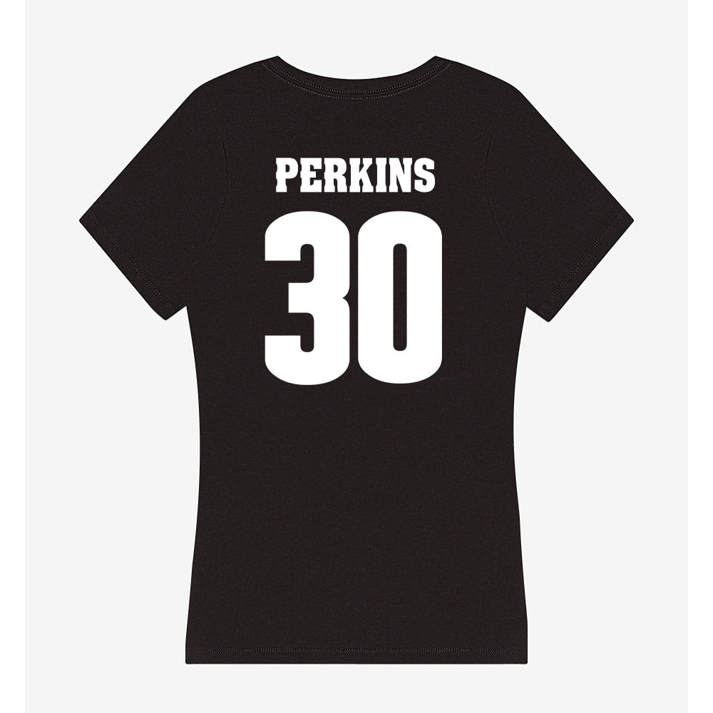 Wisconsin - NCAA Football : Charles Perkins - Classic Shersey Women's V-Neck T-Shirt-1