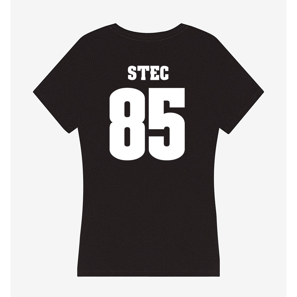 Wisconsin - NCAA Football : Grant Stec - Classic Shersey Women's V-Neck T-Shirt-1