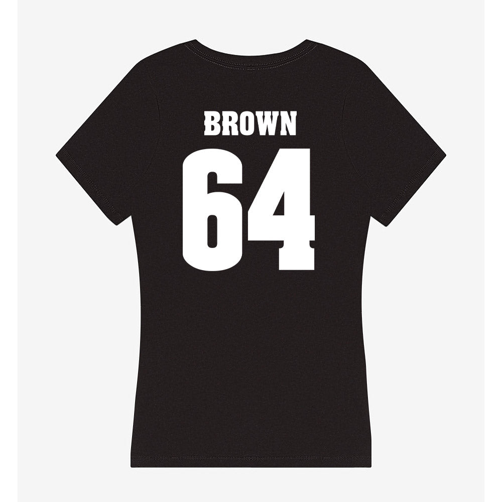 Wisconsin - NCAA Football : Evan Brown - Classic Shersey Women's V-Neck T-Shirt-1