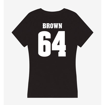 Wisconsin - NCAA Football : Evan Brown - Classic Shersey Women's V-Neck T-Shirt-1