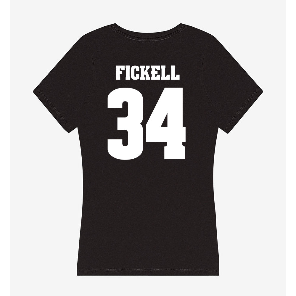 Wisconsin - NCAA Football : Ashton Fickell - Classic Shersey Women's V-Neck T-Shirt-1