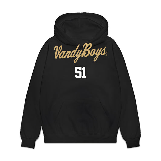 Vanderbilt - NCAA Baseball : Ryker Waite - Premium Hooded Sweatshirt-0