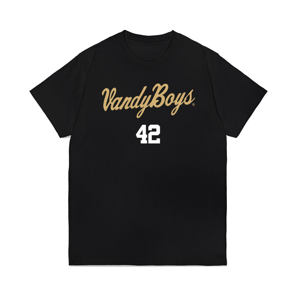 Vanderbilt - NCAA Baseball : Collin Brightwell - Premium T-Shirt-0
