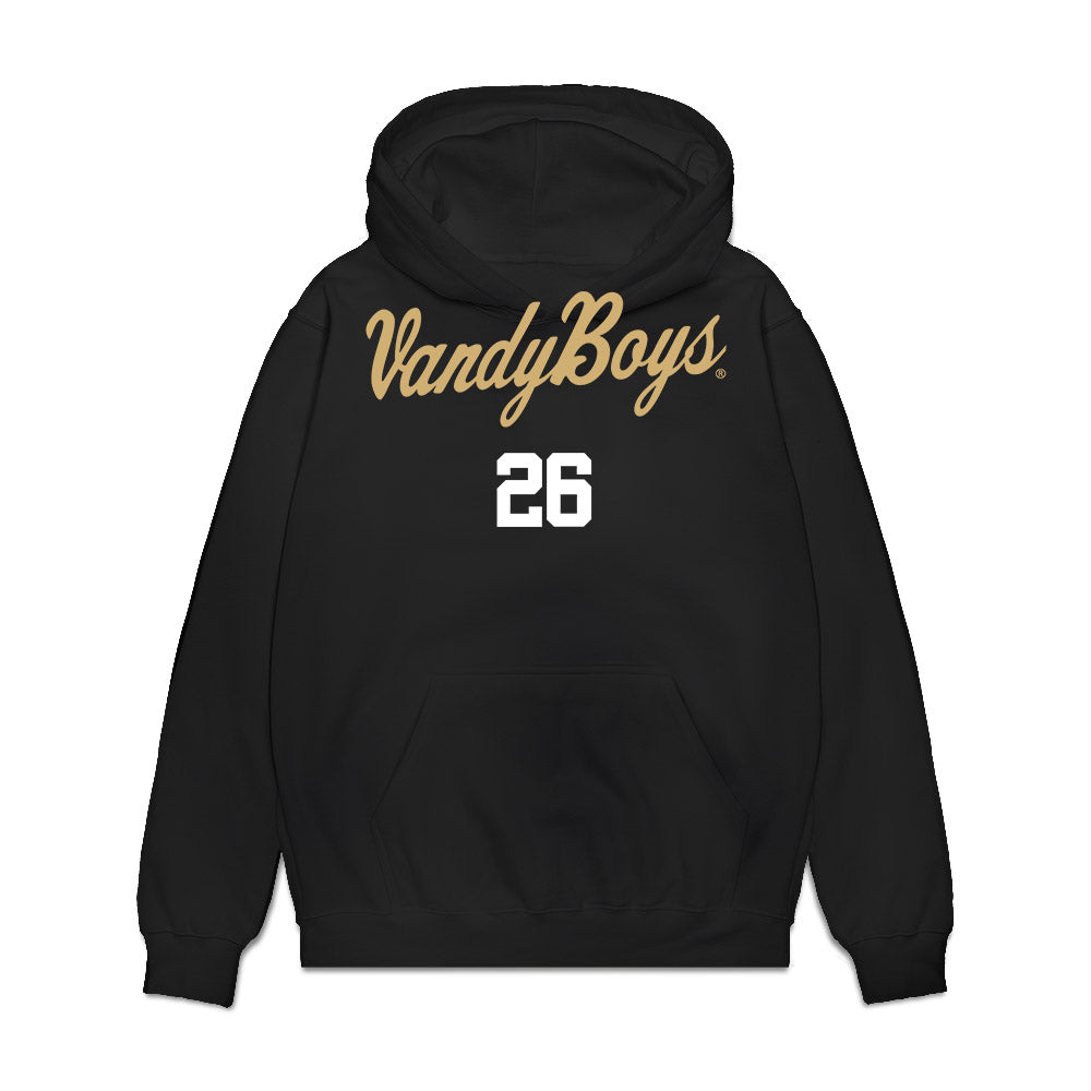 Vanderbilt - NCAA Baseball : Braden Holcomb - Premium Hooded Sweatshirt-0