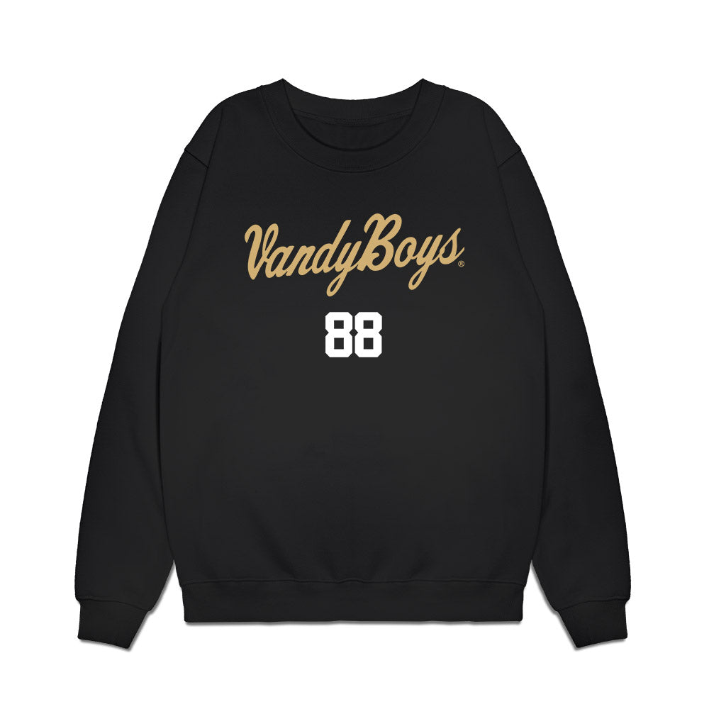 Vanderbilt - NCAA Baseball : Wyatt Nadeau - Premium Crewneck Sweatshirt-0