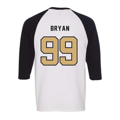 Vanderbilt - NCAA Baseball : England Bryan - Raglan Quarter Sleeve T-Shirt-1