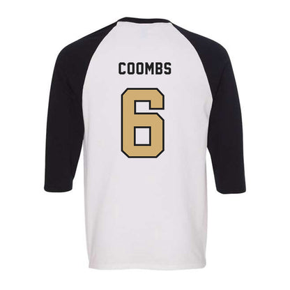 Vanderbilt - NCAA Baseball : Bud Coombs - Raglan Quarter Sleeve T-Shirt-1