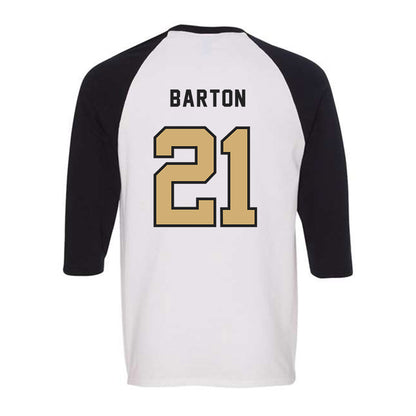 Vanderbilt - NCAA Baseball : Hudson Barton - Raglan Quarter Sleeve T-Shirt-1