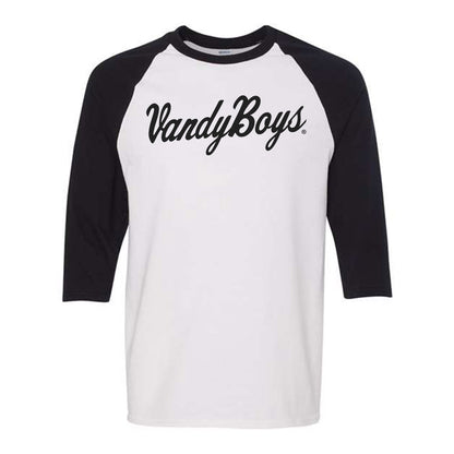Vanderbilt - NCAA Baseball : Hudson Barton - Raglan Quarter Sleeve T-Shirt-0