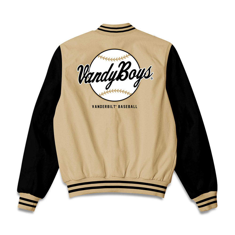 Vanderbilt - NCAA Baseball : Connor Fennell - Bomber Jacket-1