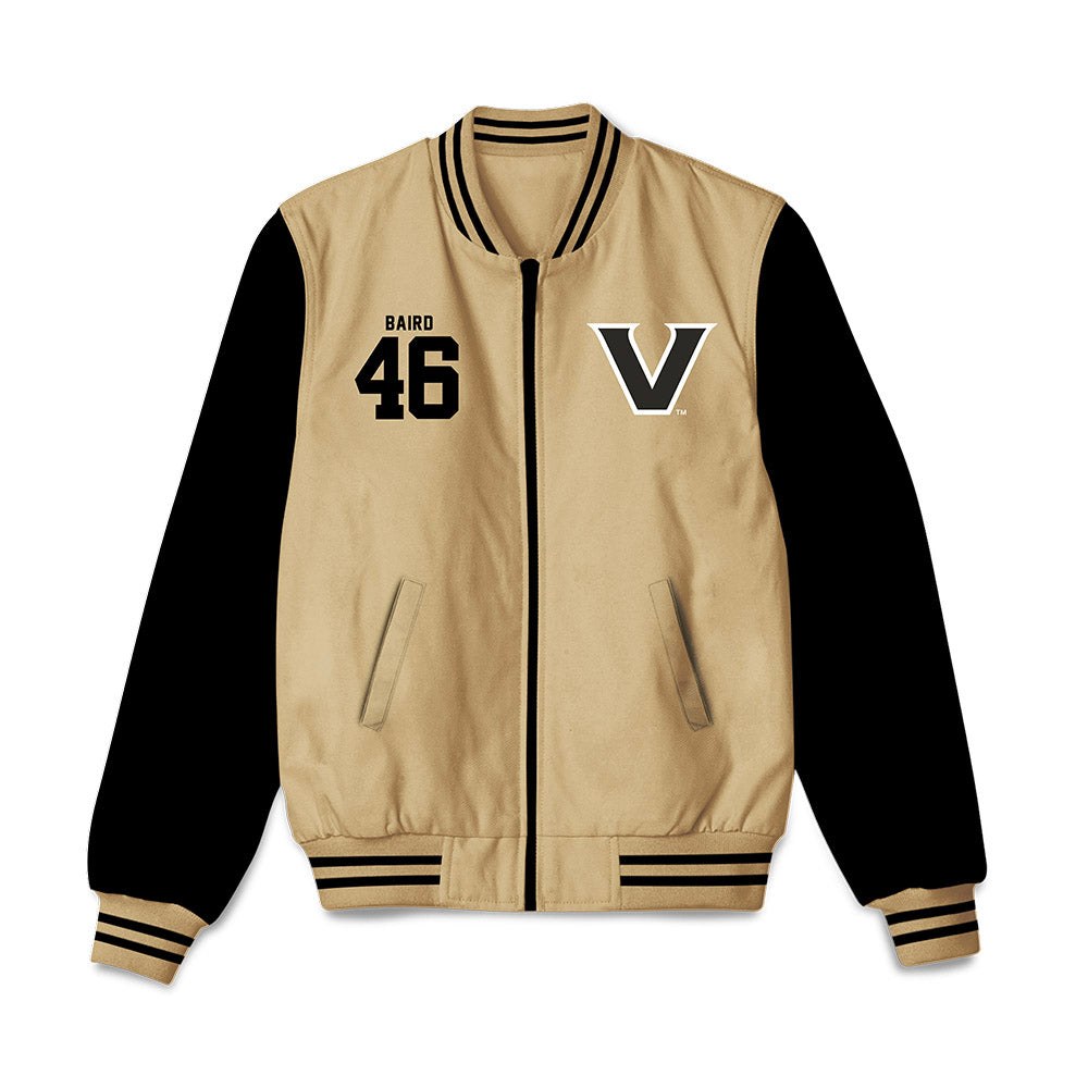 Vanderbilt - NCAA Baseball : Tyler Baird - Vandyboys Bomber Jacket-0