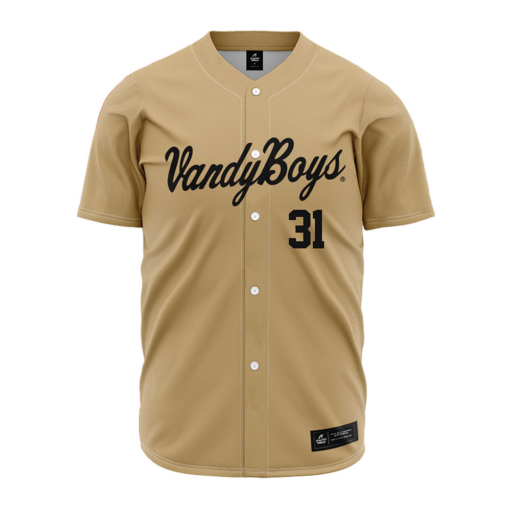 Vanderbilt - NCAA Baseball : Jameson Napper - Vandyboys Jersey-0