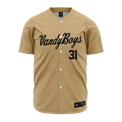 Vanderbilt - NCAA Baseball : Jameson Napper - Vandyboys Jersey-0