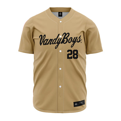 Vanderbilt - NCAA Baseball : Will Hampton - Vandyboys Jersey-0