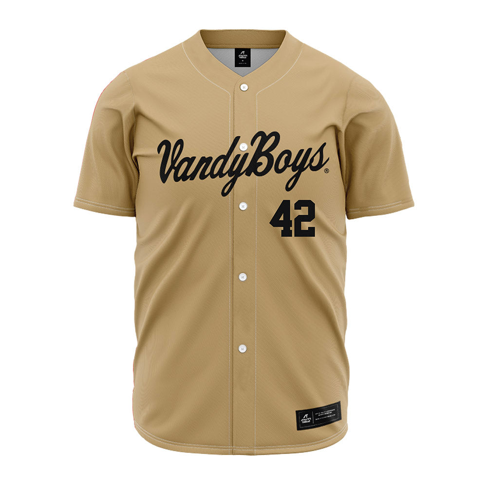 Vanderbilt - NCAA Baseball : Collin Brightwell - Vandyboys Jersey-0