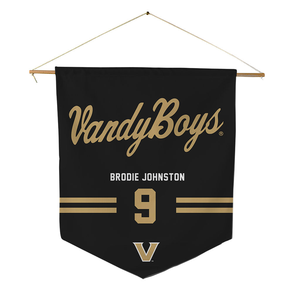 Vanderbilt - NCAA Baseball : Brodie Johnston - Pennant - 18" x 21"-0