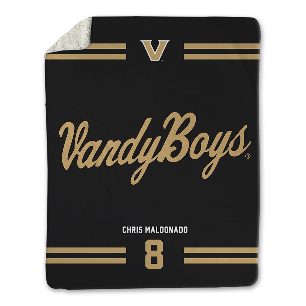 Vanderbilt - NCAA Baseball : Chris Maldonado - Vandyboys Blanket-0