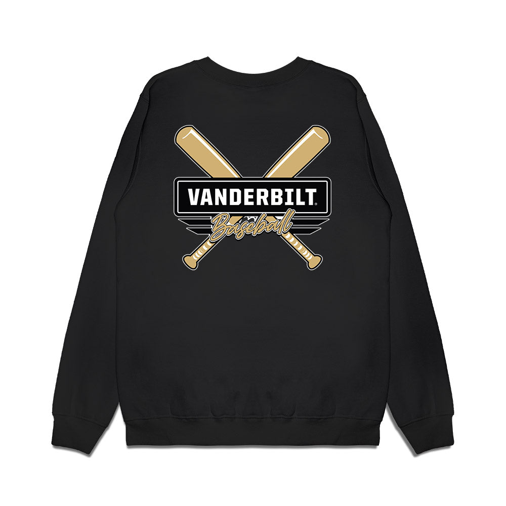 Vanderbilt - NCAA Baseball : AJ DePaolo - Premium Crewneck Sweatshirt-1