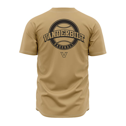 Vanderbilt - NCAA Baseball : Brody Carr - Gold Jersey-1