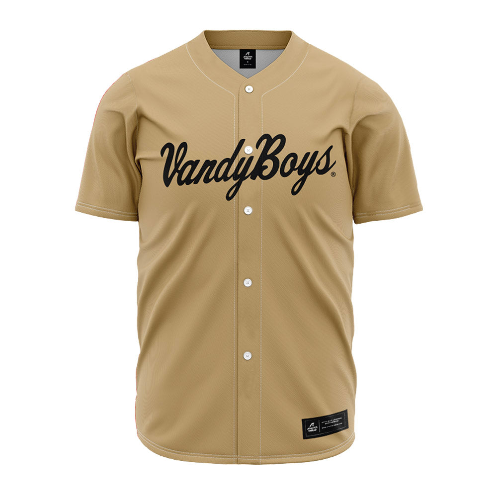 Vanderbilt - NCAA Baseball : Jameson Napper - Gold Jersey-0