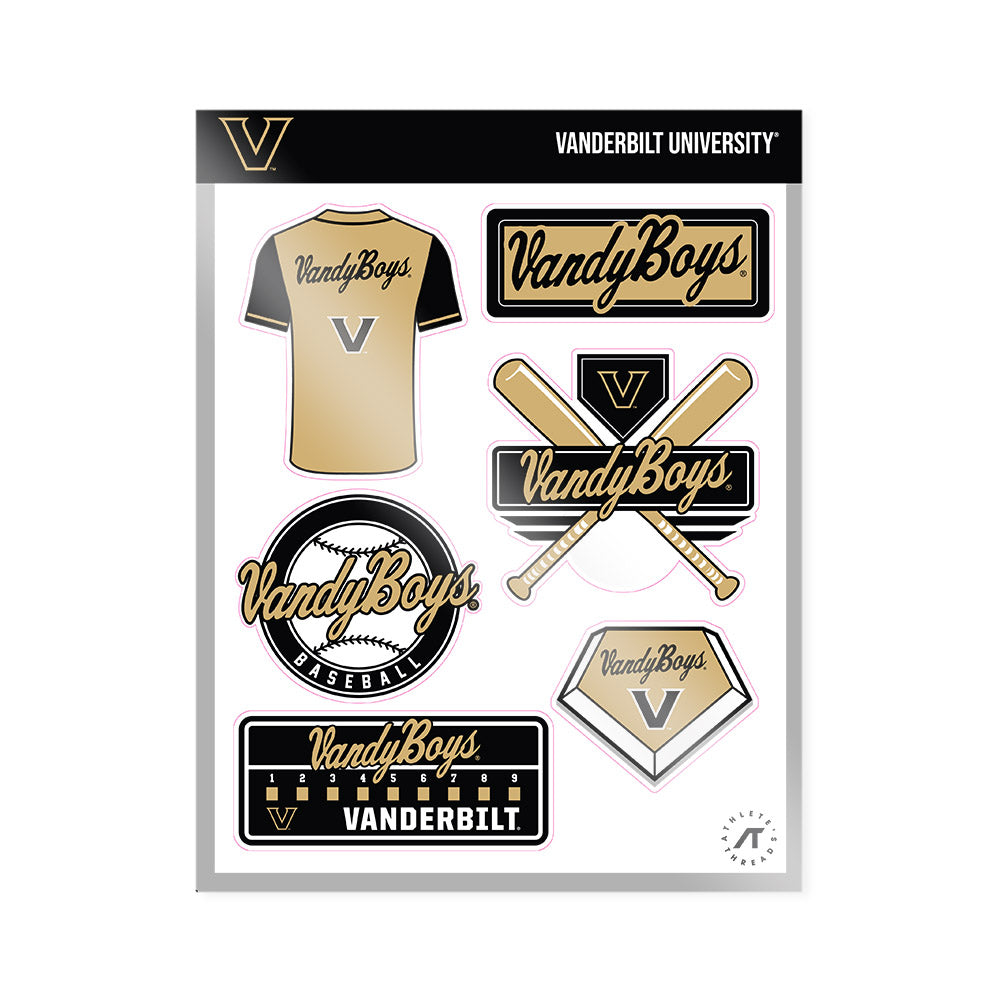 Vanderbilt - NCAA Baseball : - Sticker Sheet-0