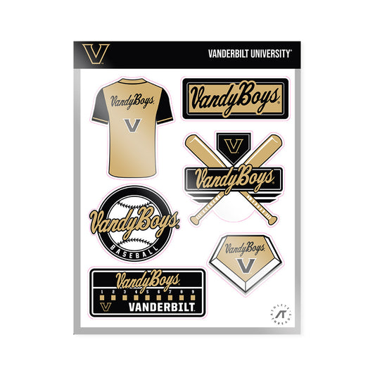 Vanderbilt - NCAA Baseball : - Sticker Sheet-0
