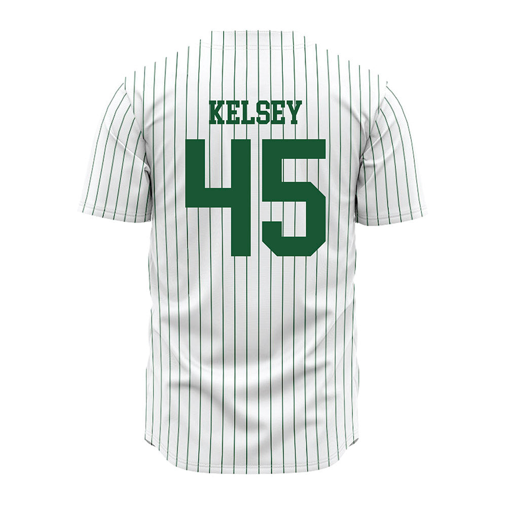 GMU - NCAA Baseball : Carter Kelsey - White Jersey-1
