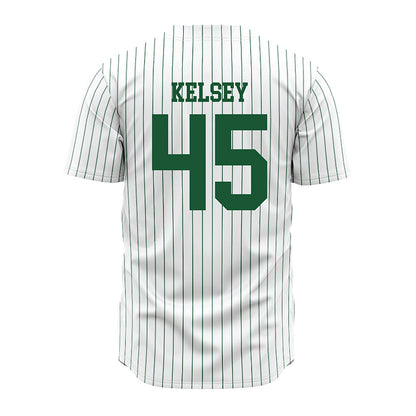 GMU - NCAA Baseball : Carter Kelsey - White Jersey-1