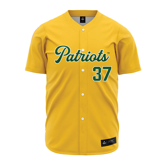 GMU - NCAA Baseball : Britt Yount - Yellow Jersey-0